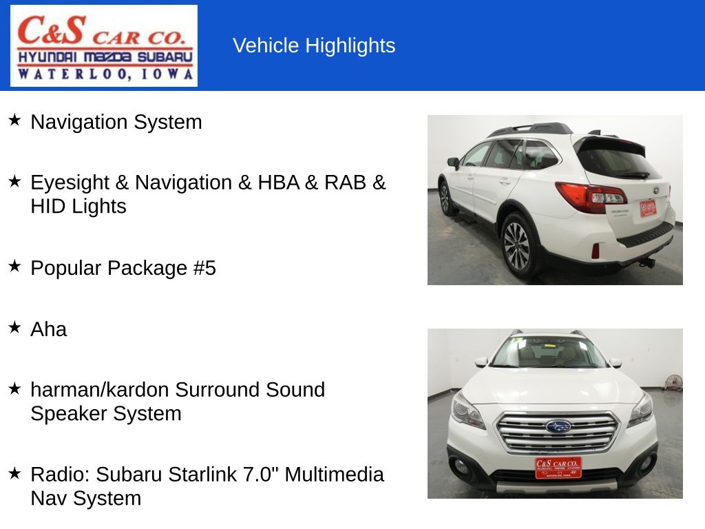 2017 Subaru Outback Limited - Photo 7