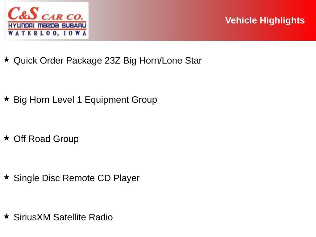 Used 2019 Ram 1500 Big Horn/Lone Star Truck Quad Cab