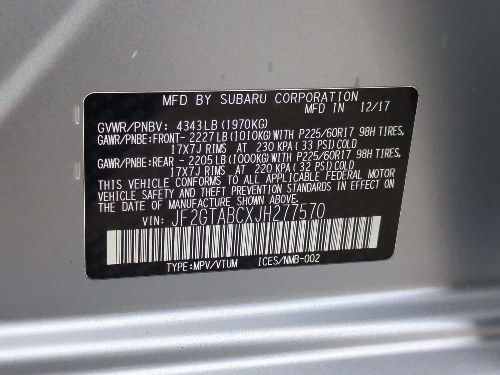 Thumbnail: 2018 Subaru Crosstrek - 34