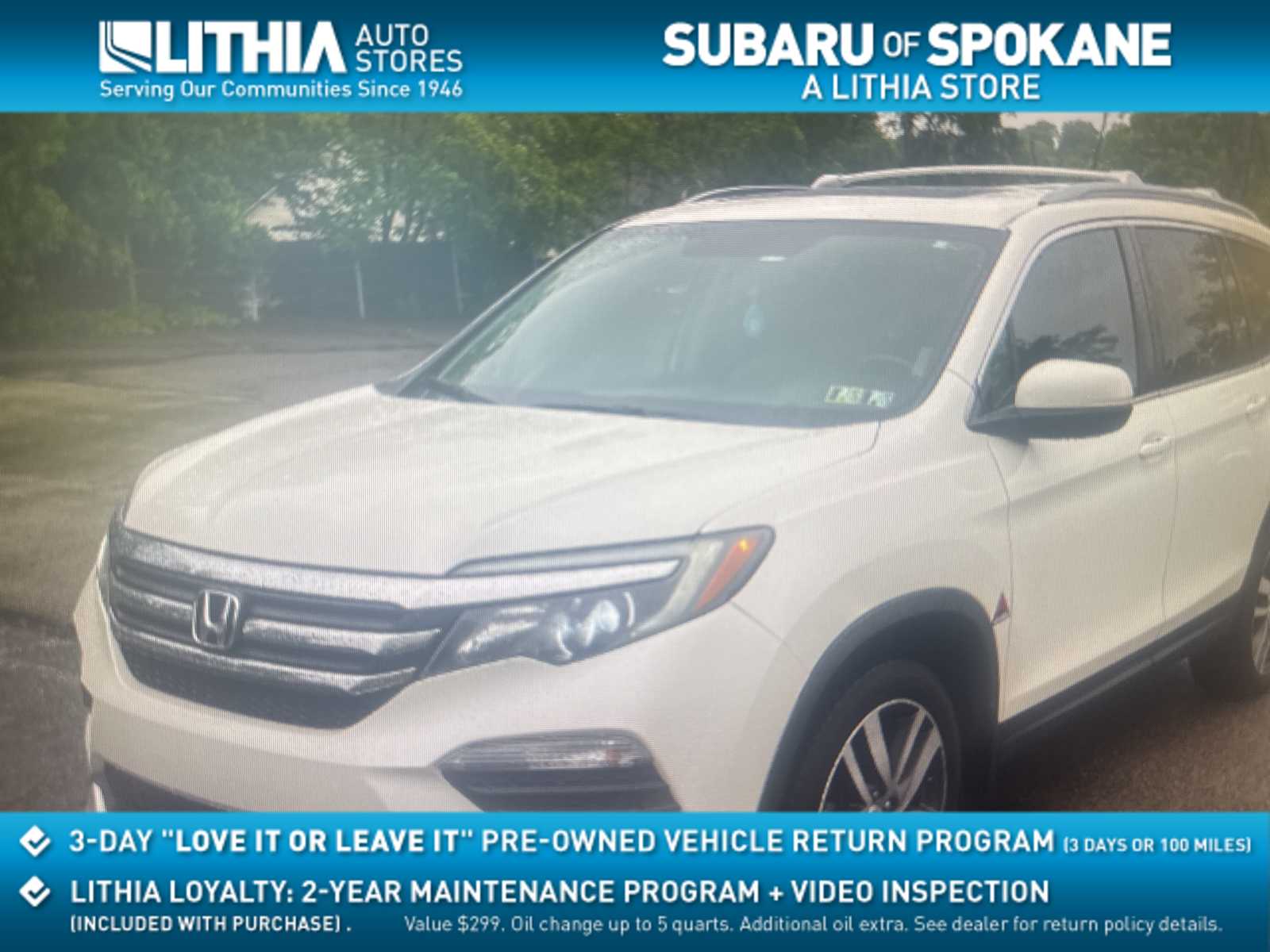 2017 Honda Pilot EX-L -
                  Spokane, WA