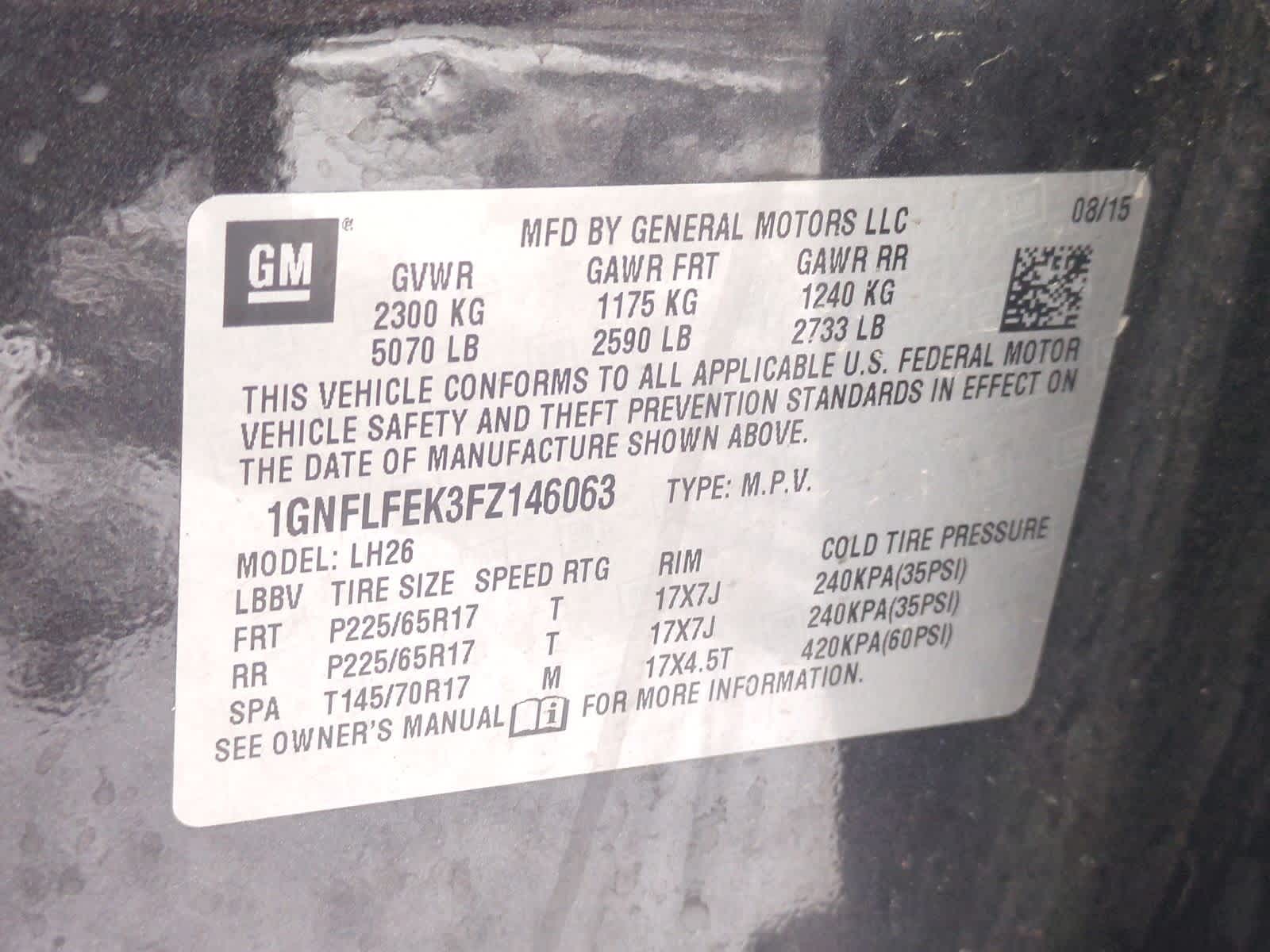 Thumbnail: 2015 Chevrolet Equinox - 35