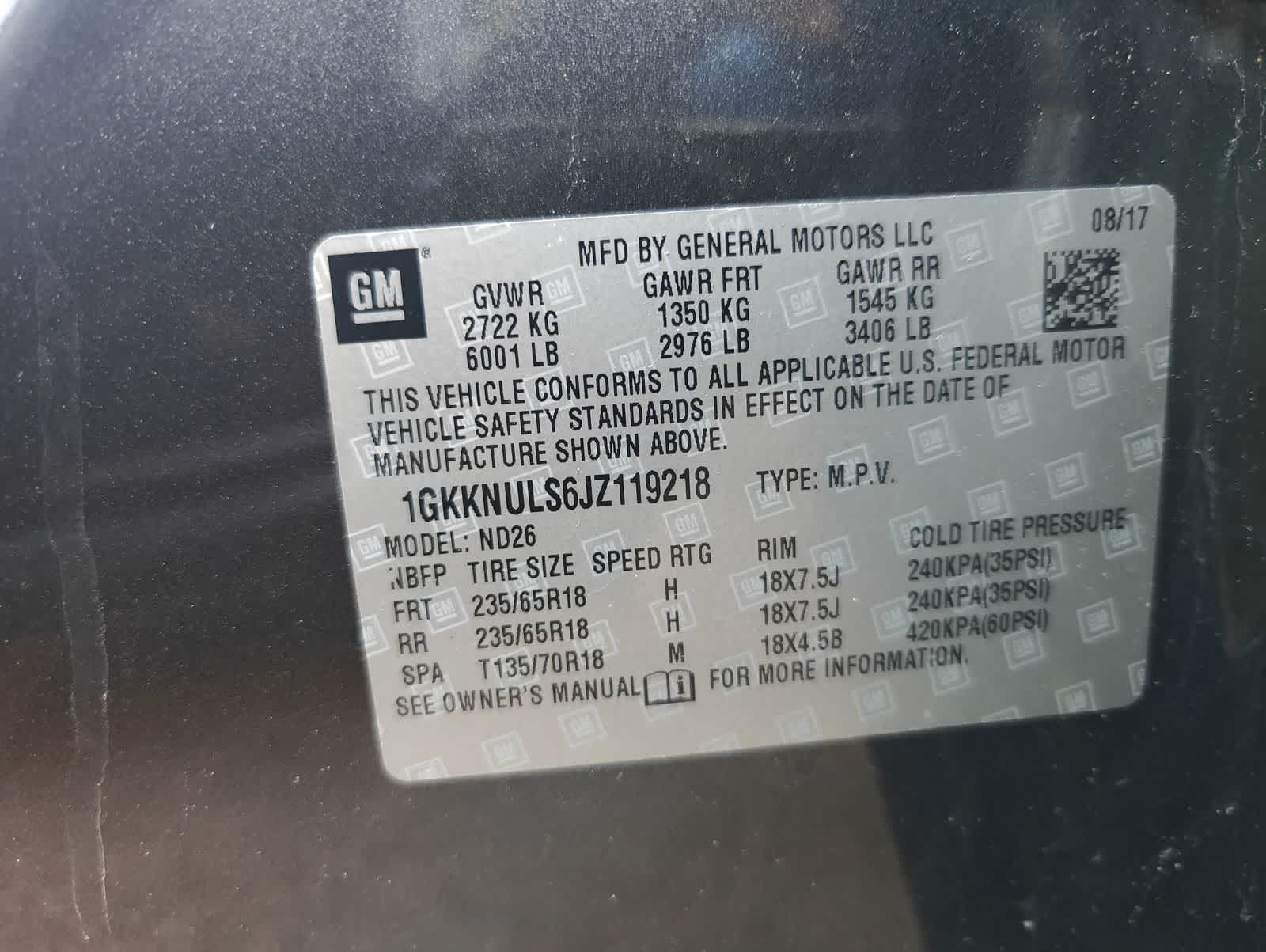 Thumbnail: 2018 GMC Acadia - 39