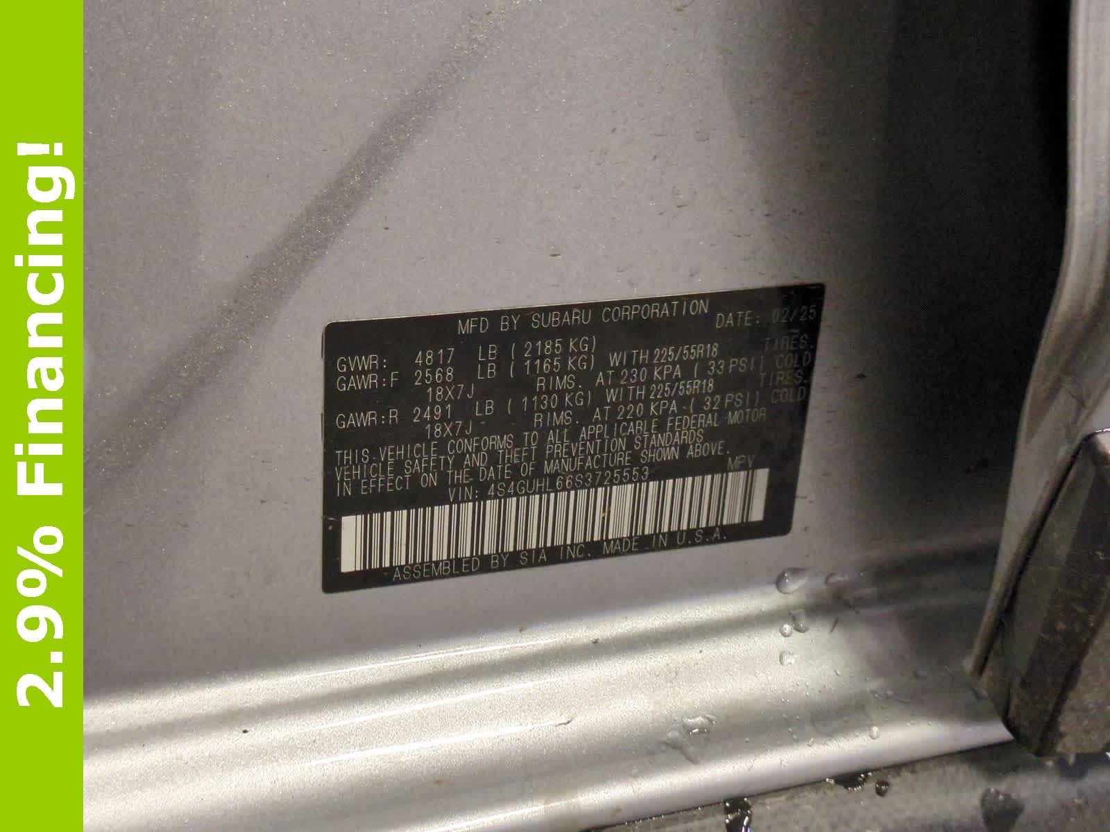 Thumbnail: 2025 Subaru Crosstrek - 36