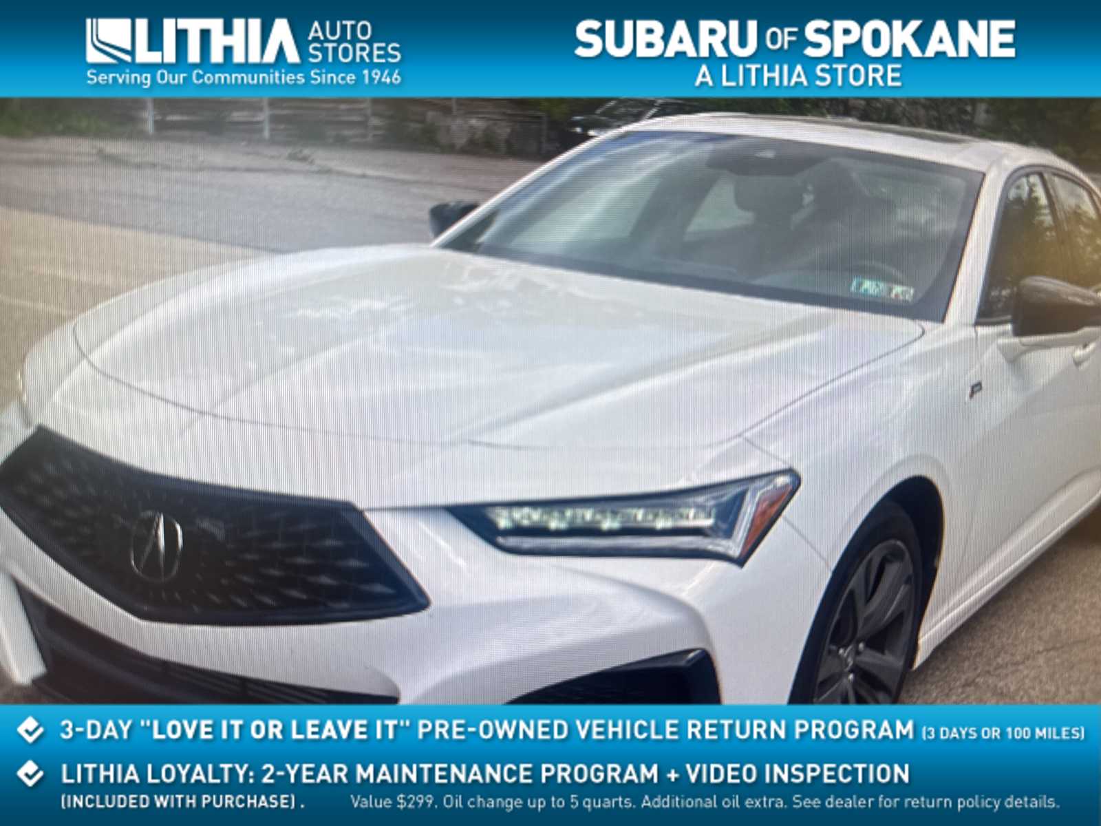 2023 Acura TLX A-Spec Hero Image