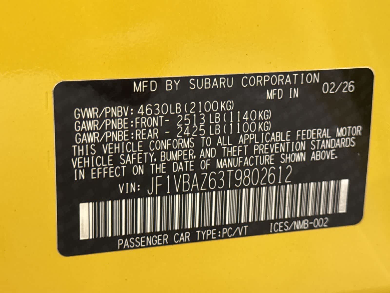 Thumbnail: 2026 Subaru WRX - 36