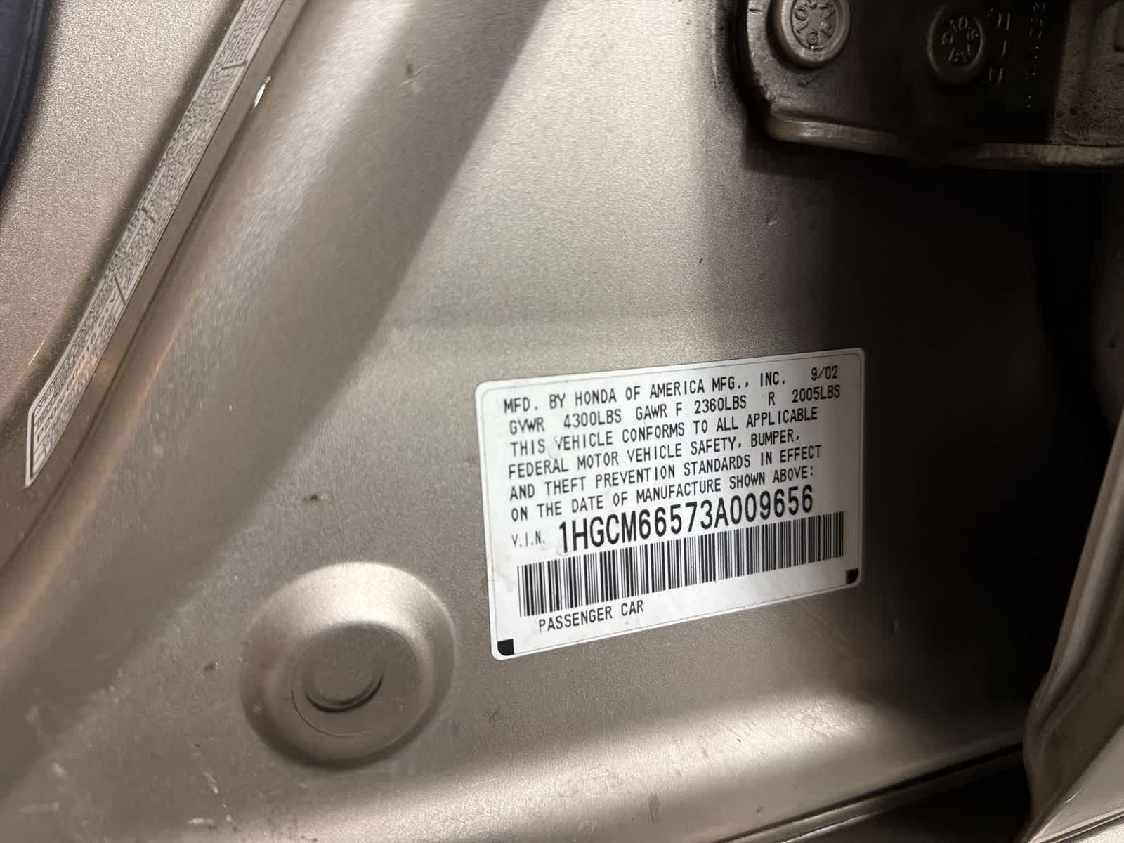 Thumbnail: 2003 Honda Accord - 36