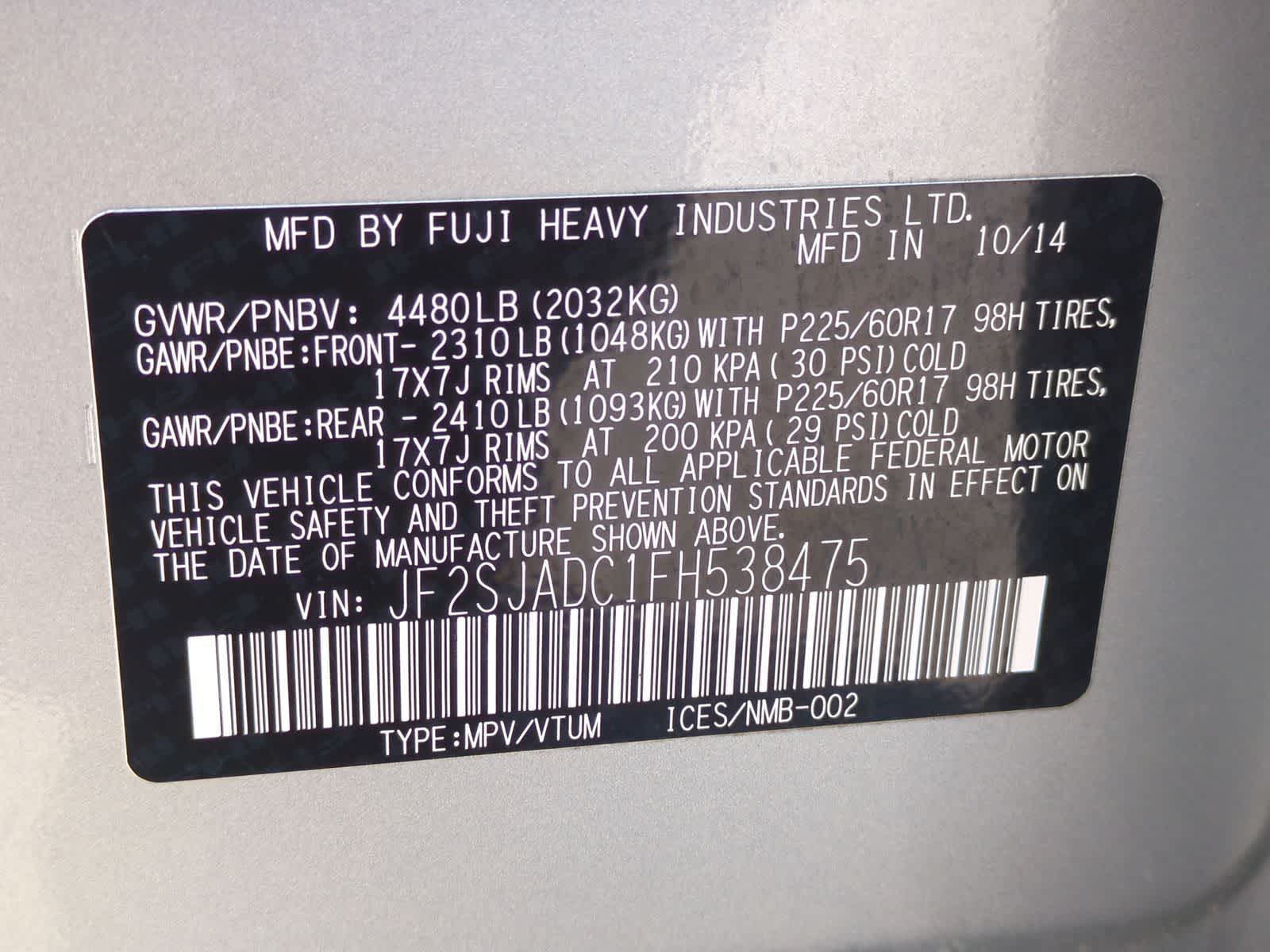 Thumbnail: 2015 Subaru Forester - 35