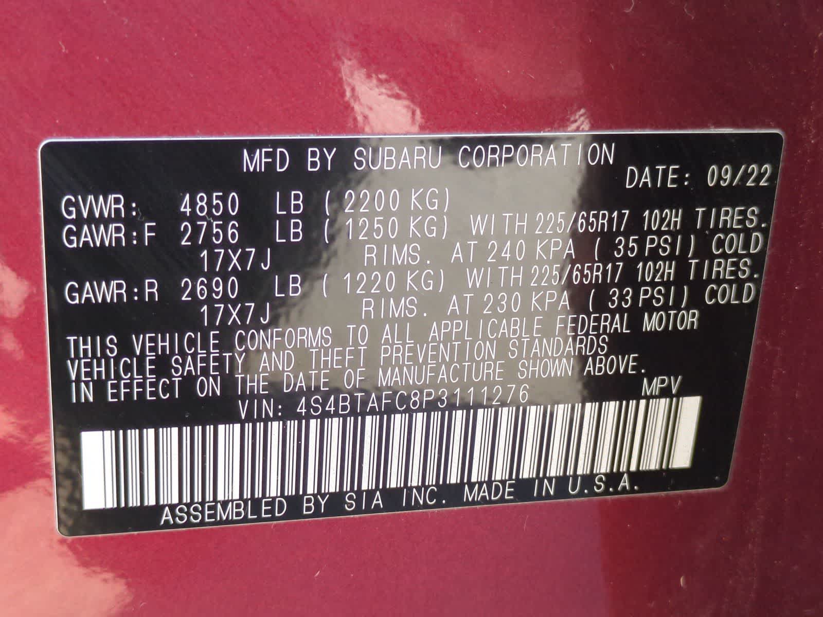 Thumbnail: 2023 Subaru Outback - 37