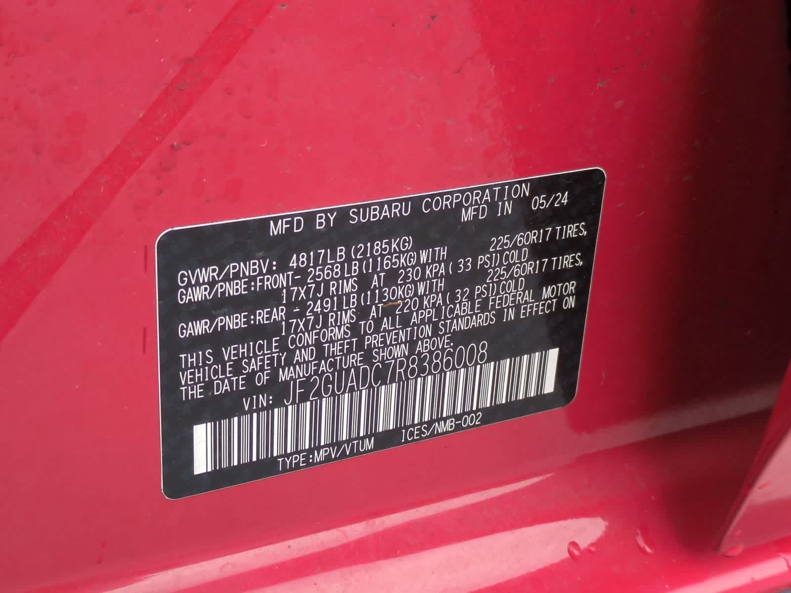 Thumbnail: 2024 Subaru Crosstrek - 36