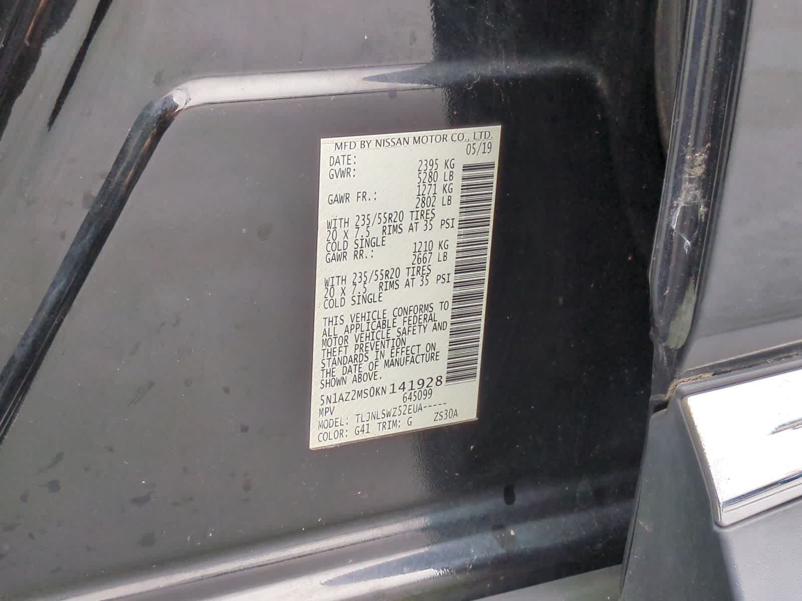 Thumbnail: 2019 Nissan Murano - 36