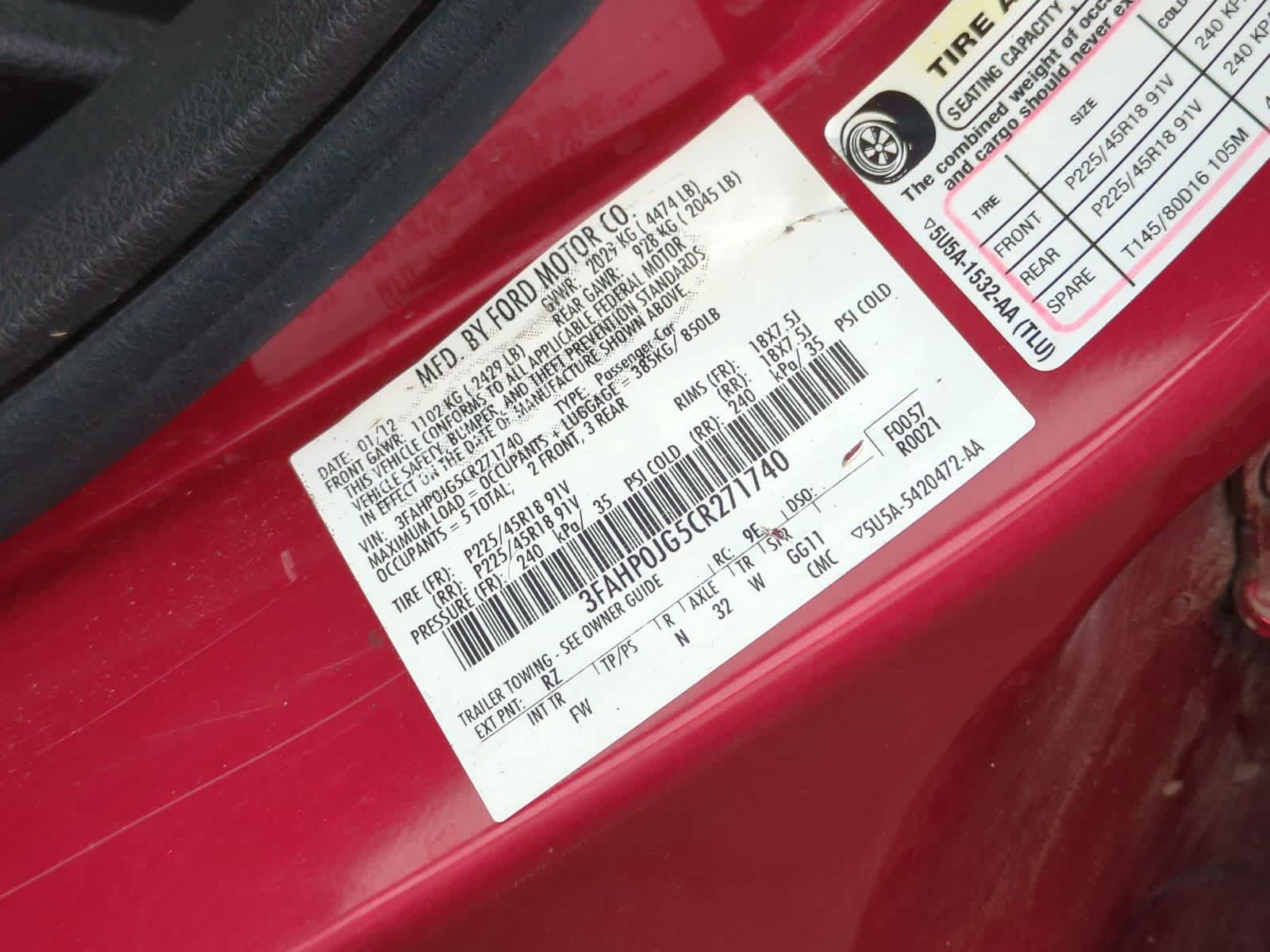 Thumbnail: 2012 Ford Fusion - 35