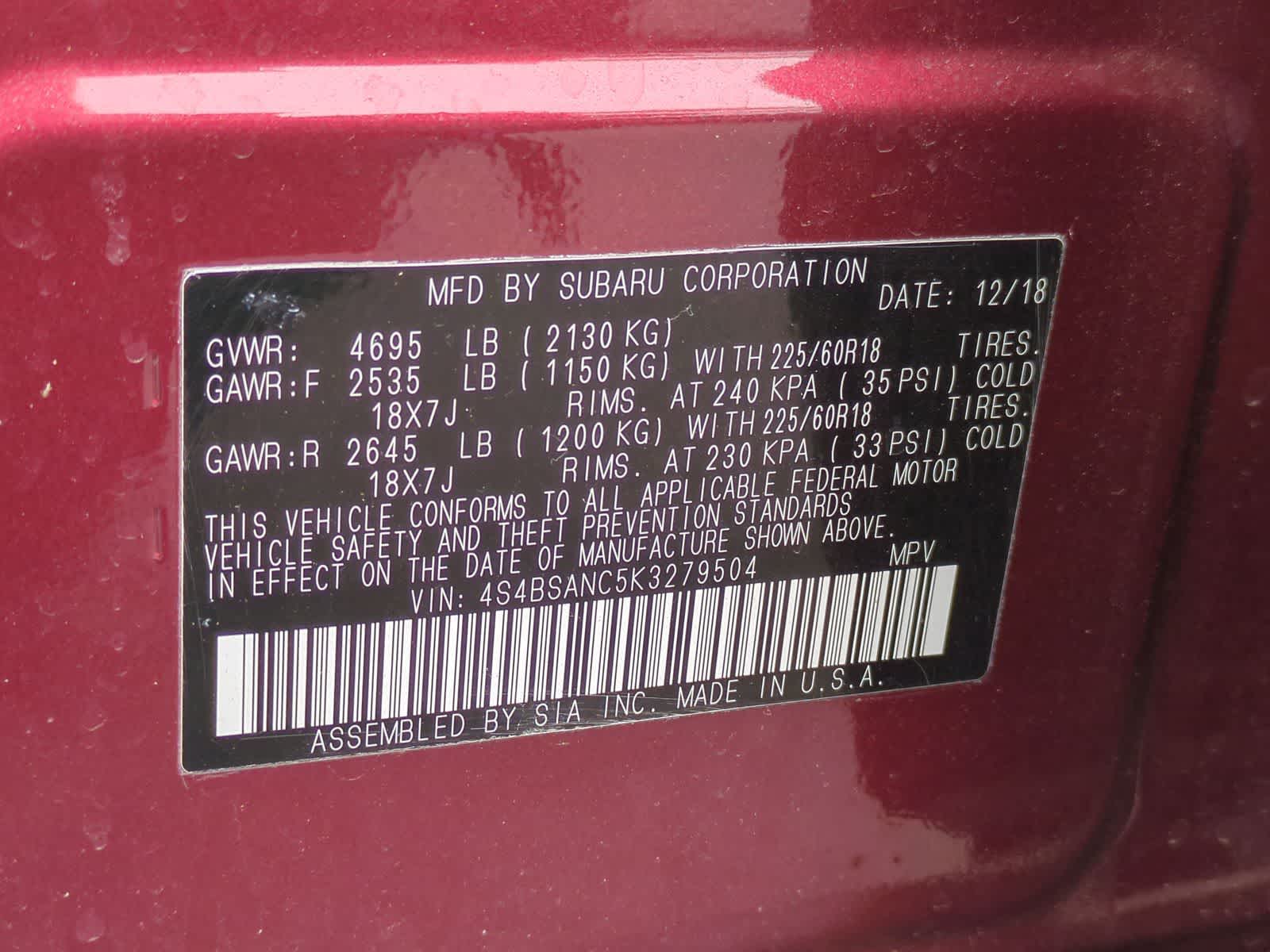 Thumbnail: 2019 Subaru Outback - 36