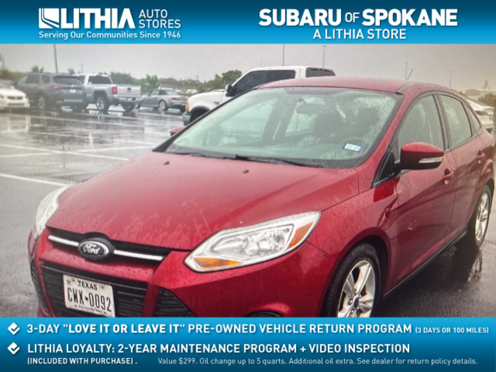 2014 Ford Focus SE -
                  Spokane, WA