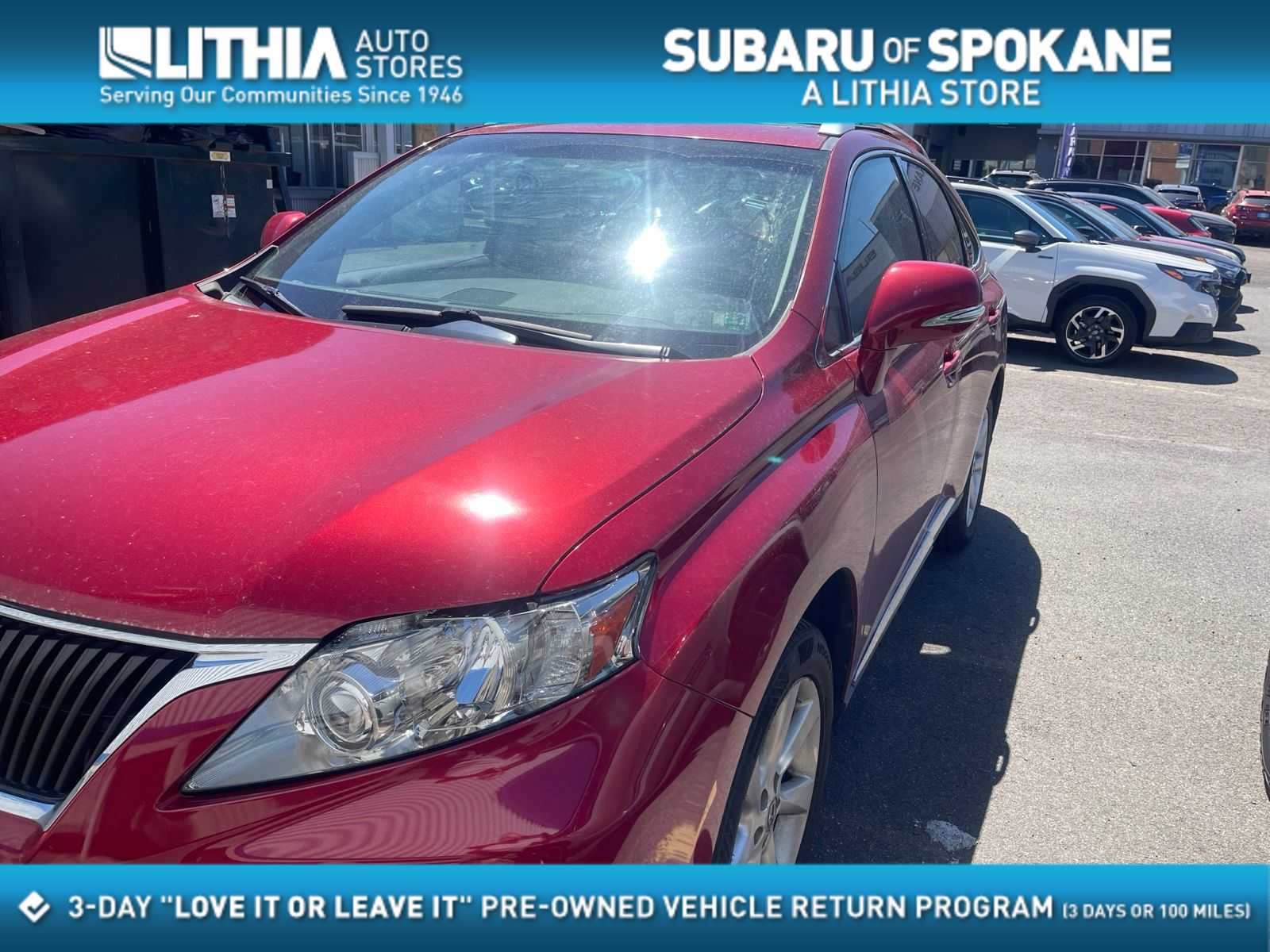 2010 Lexus RX 350 -
                  Spokane, WA
