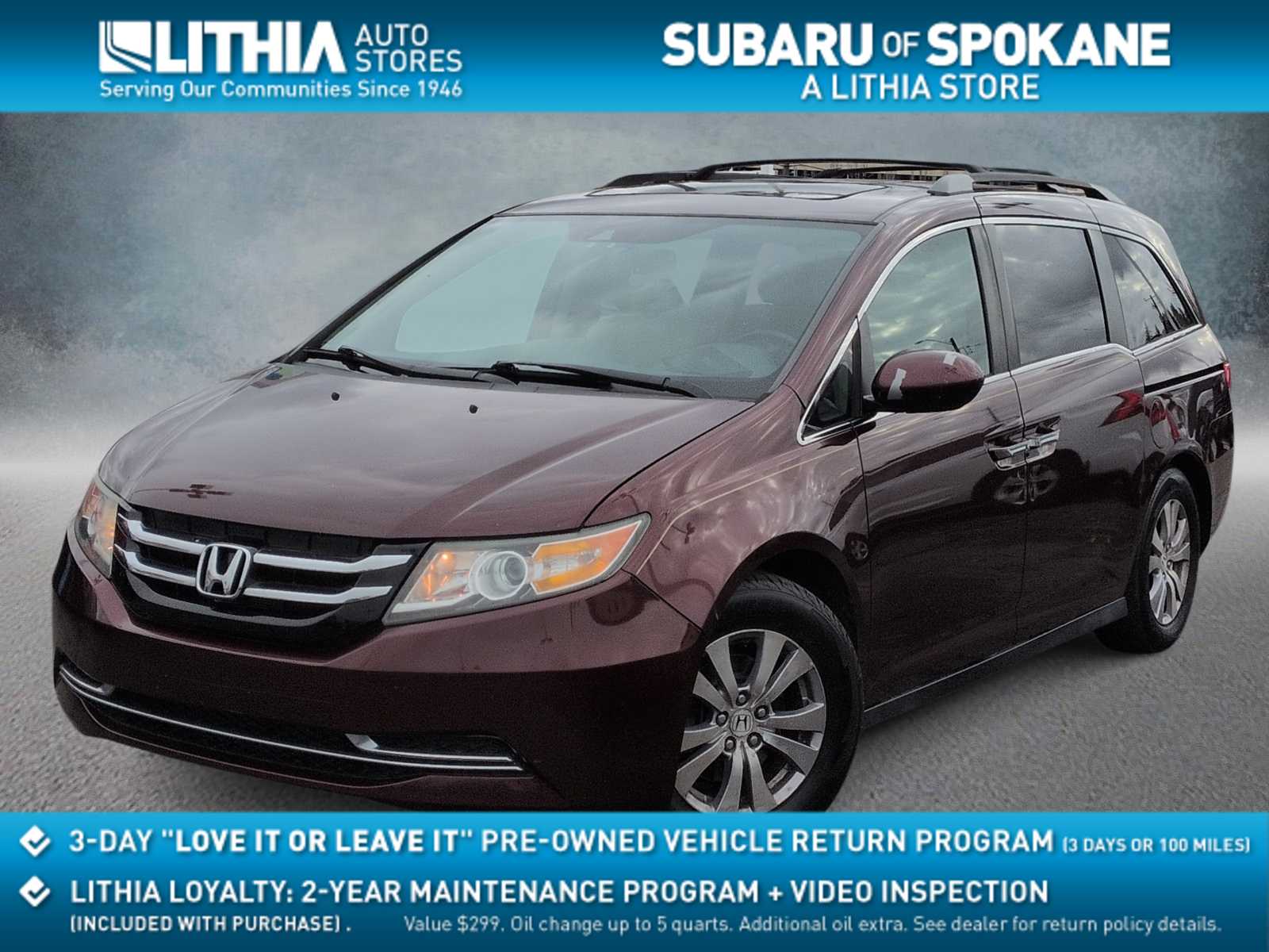 2014 Honda Odyssey EX-L -
                  Spokane, WA