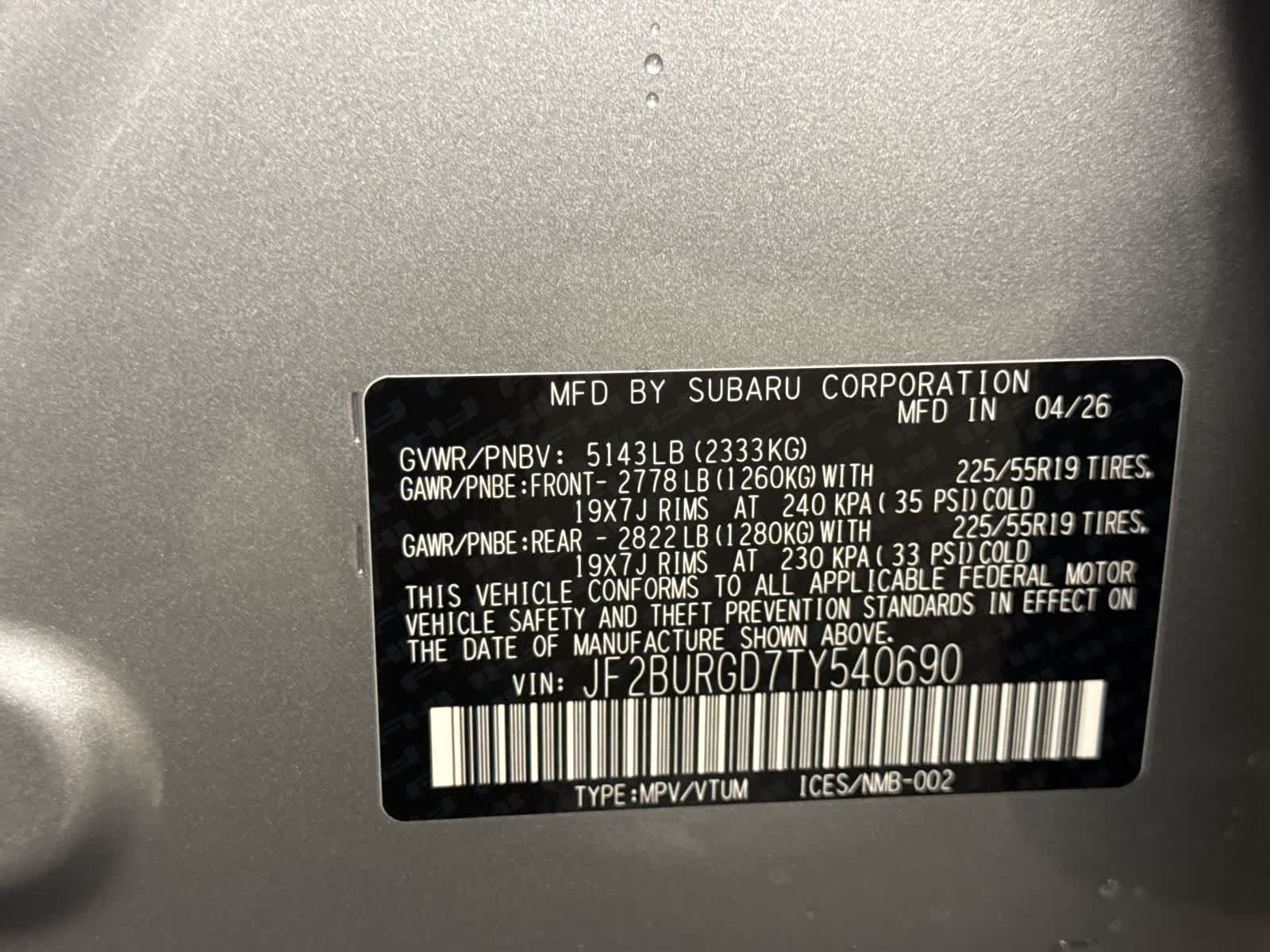 Thumbnail: 2026 Subaru Outback - 35