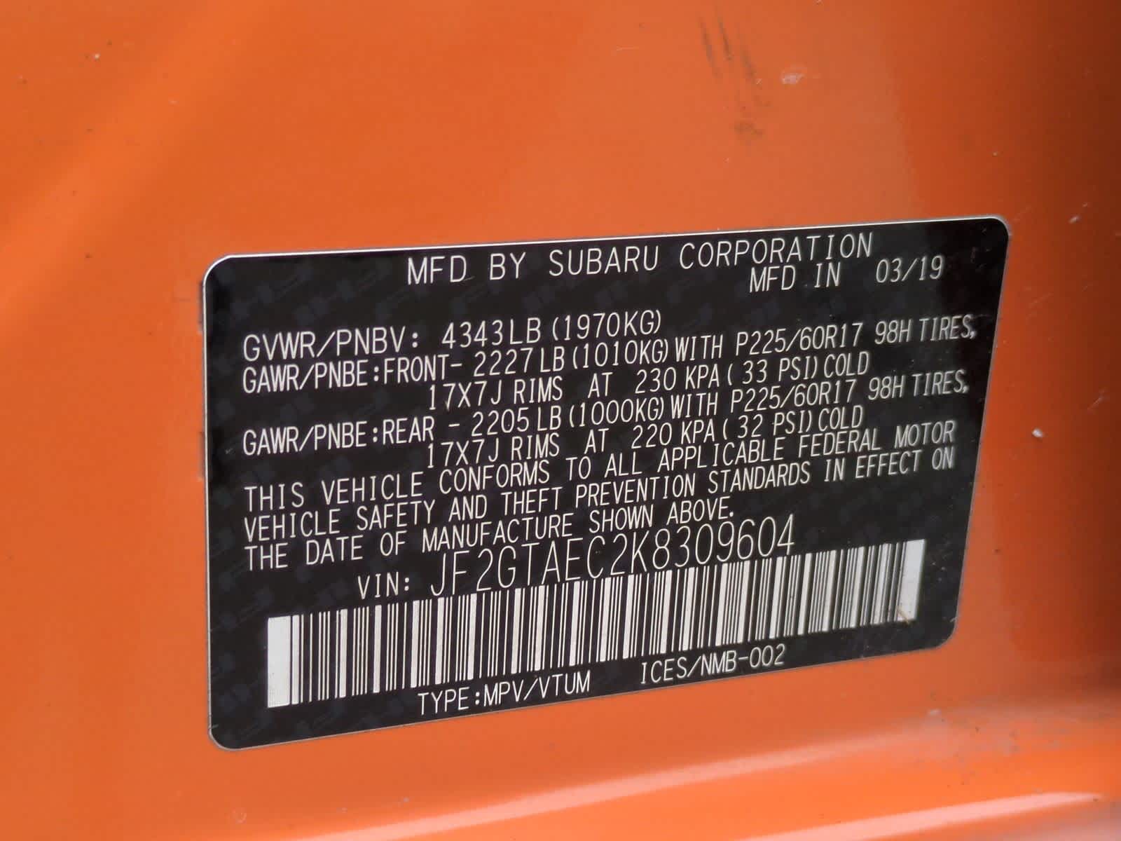 Thumbnail: 2019 Subaru Crosstrek - 34