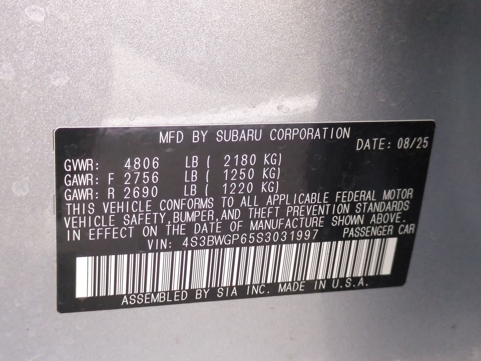 Thumbnail: 2025 Subaru Legacy - 37