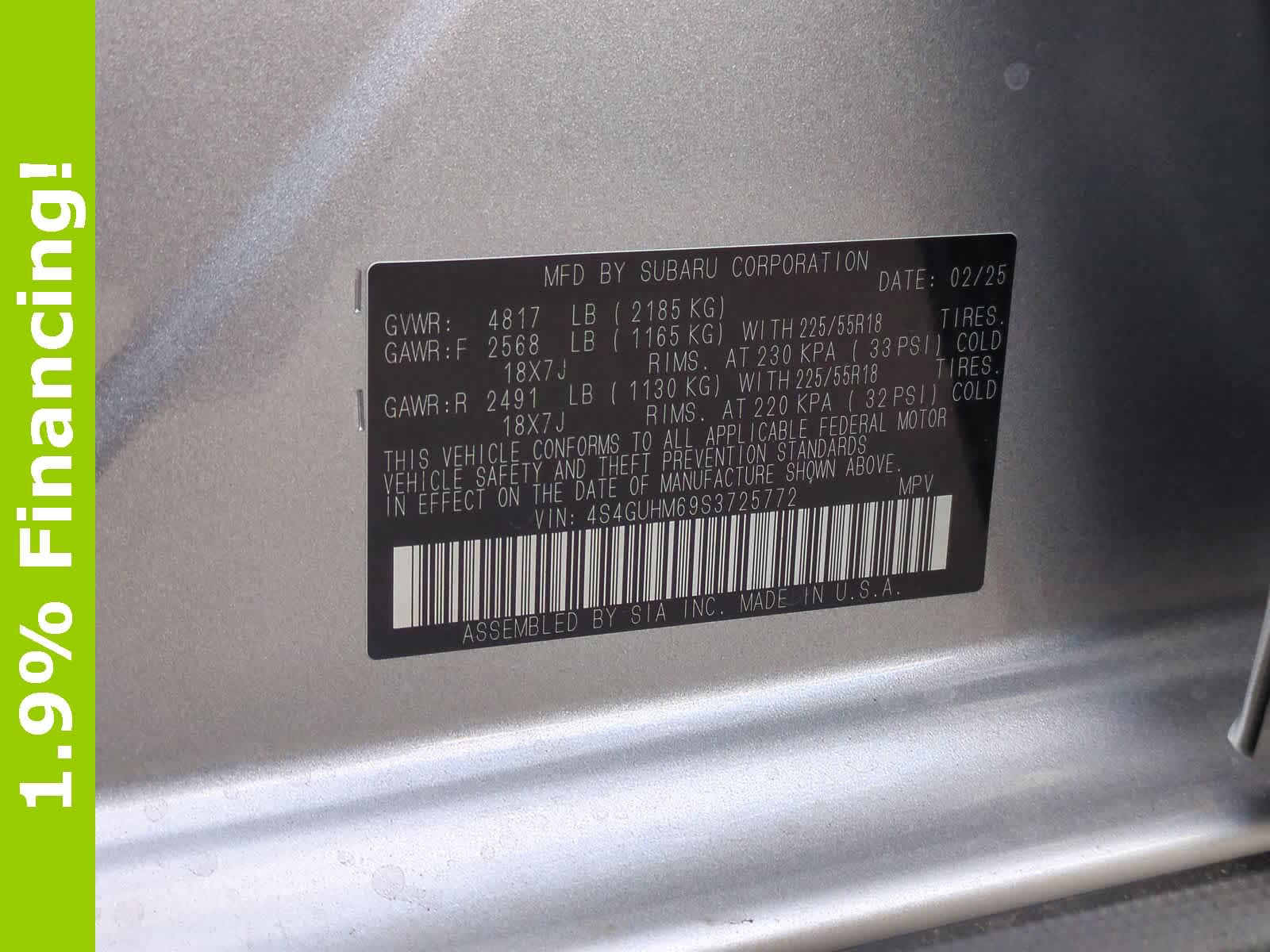 Thumbnail: 2025 Subaru Crosstrek - 36