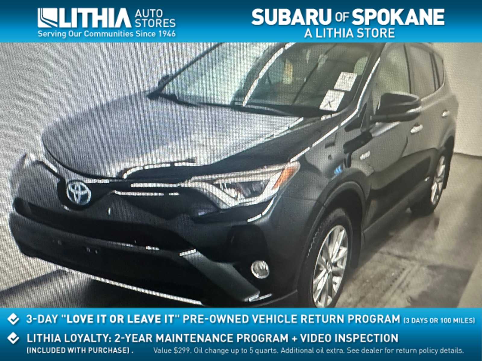 2016 Toyota RAV4 Limited -
                  Spokane, WA