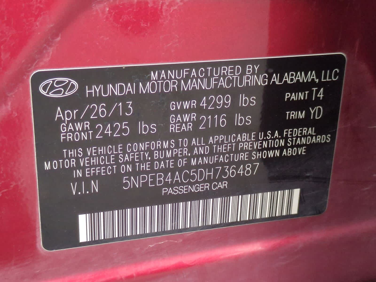 Thumbnail: 2013 Hyundai Sonata - 33