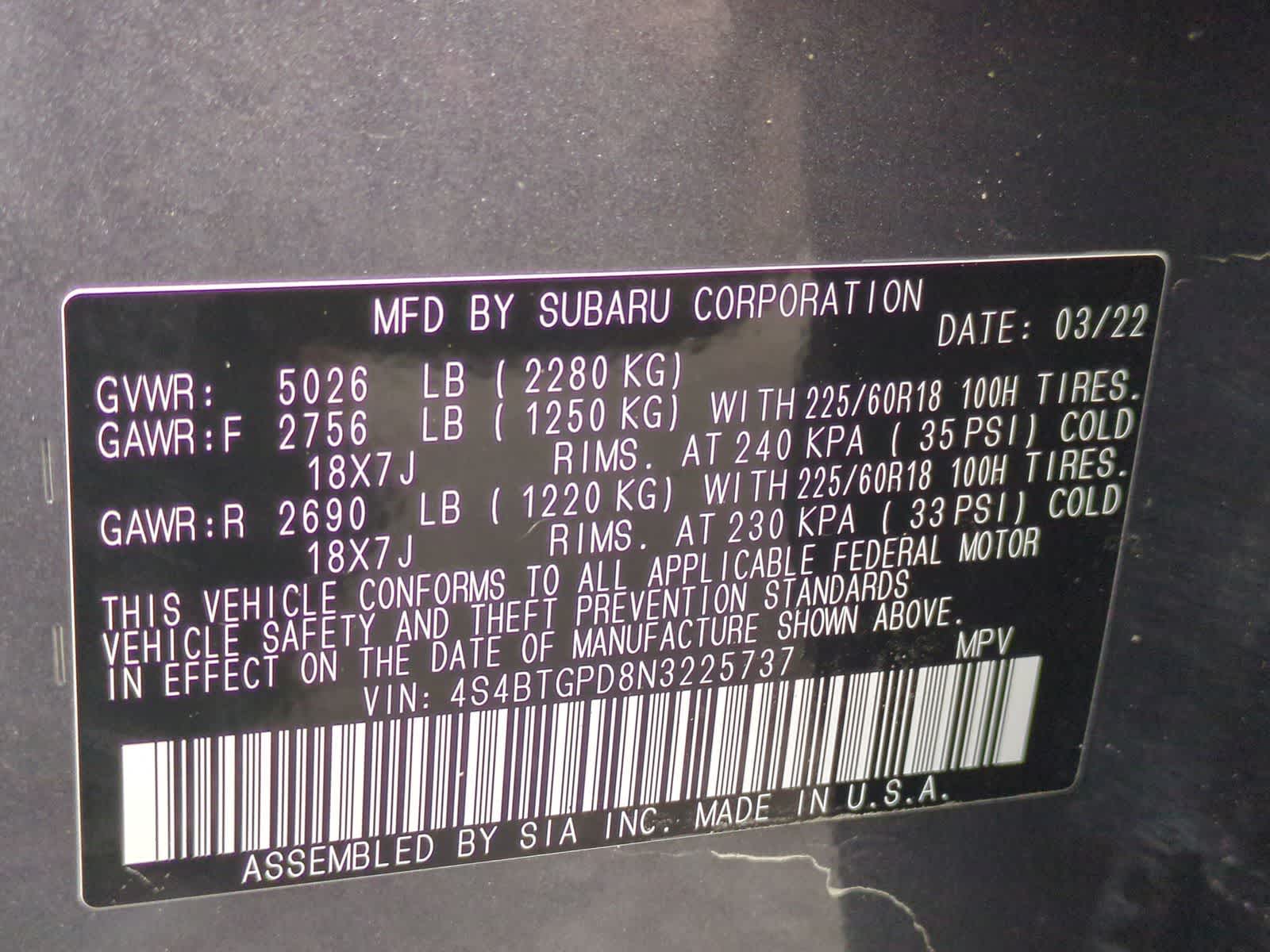 Thumbnail: 2022 Subaru Outback - 36