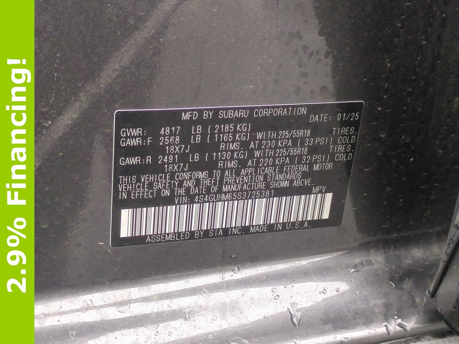 Thumbnail: 2025 Subaru Crosstrek - 37