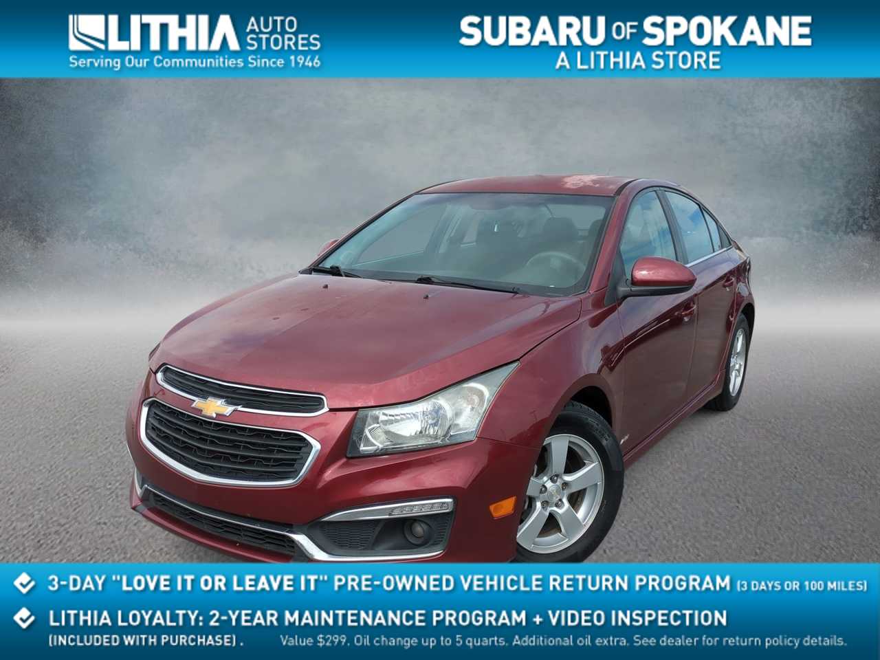 2016 Chevrolet Cruze LT -
                  Spokane, WA