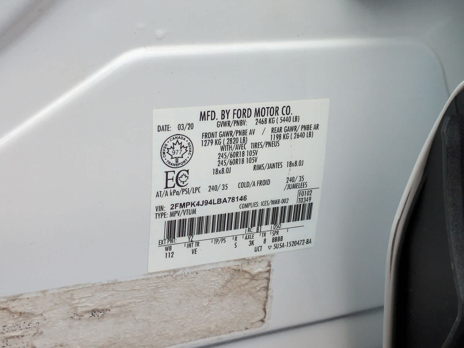 Thumbnail: 2020 Ford Edge - 35