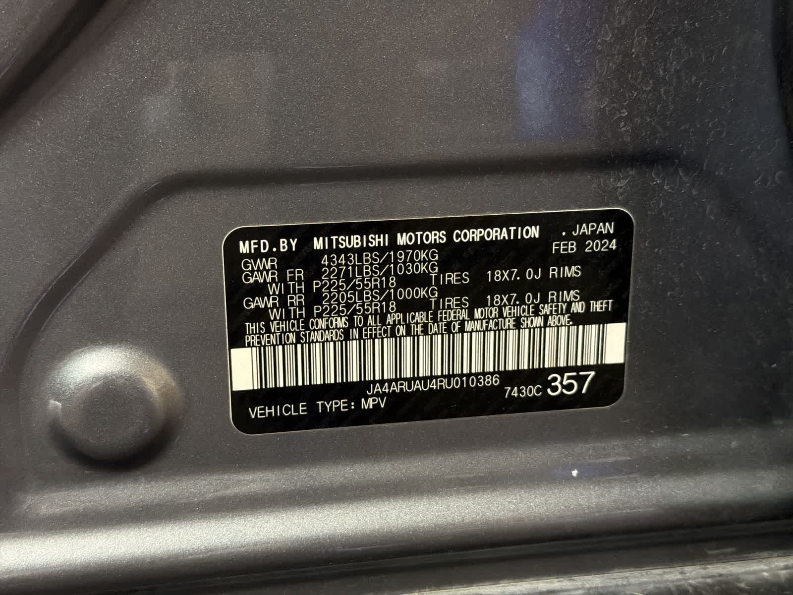 Thumbnail: 2024 Mitsubishi Outlander Sport - 36