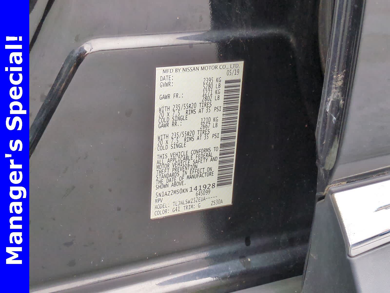 Thumbnail: 2019 Nissan Murano - 36