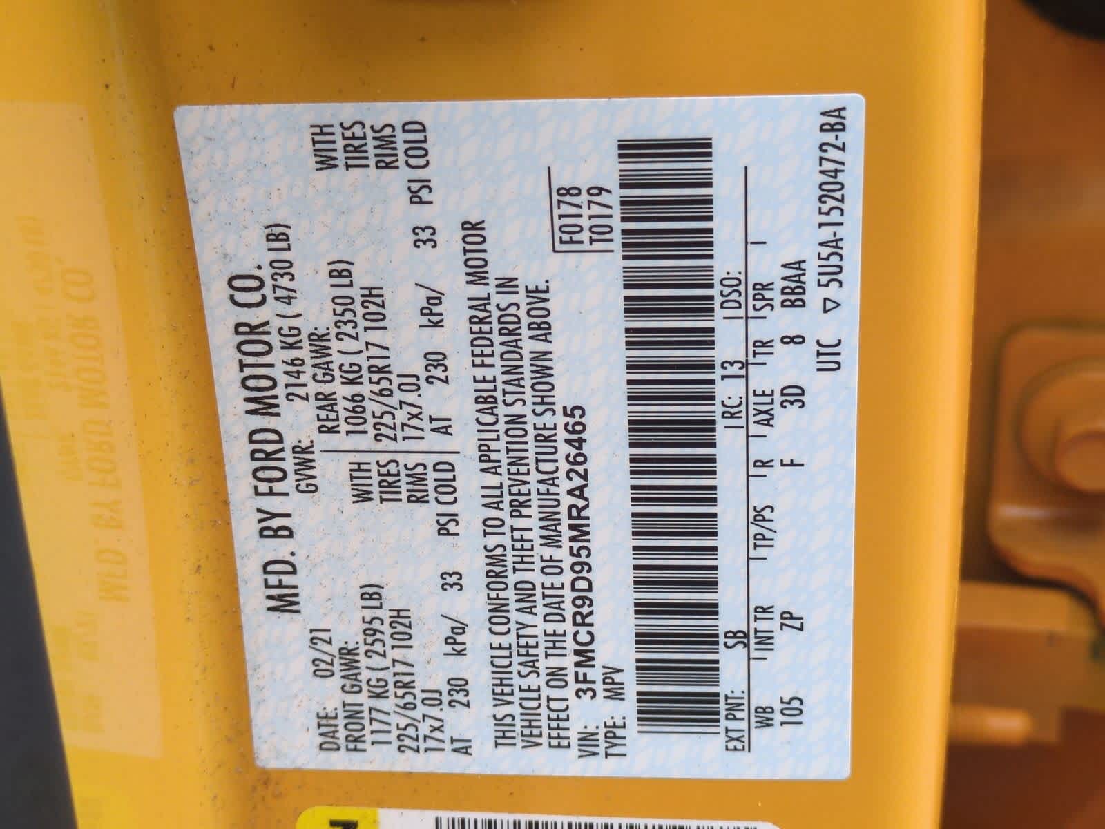 Thumbnail: 2021 Ford Bronco Sport - 36