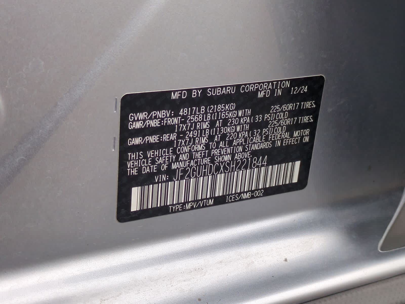 Thumbnail: 2025 Subaru Crosstrek - 36