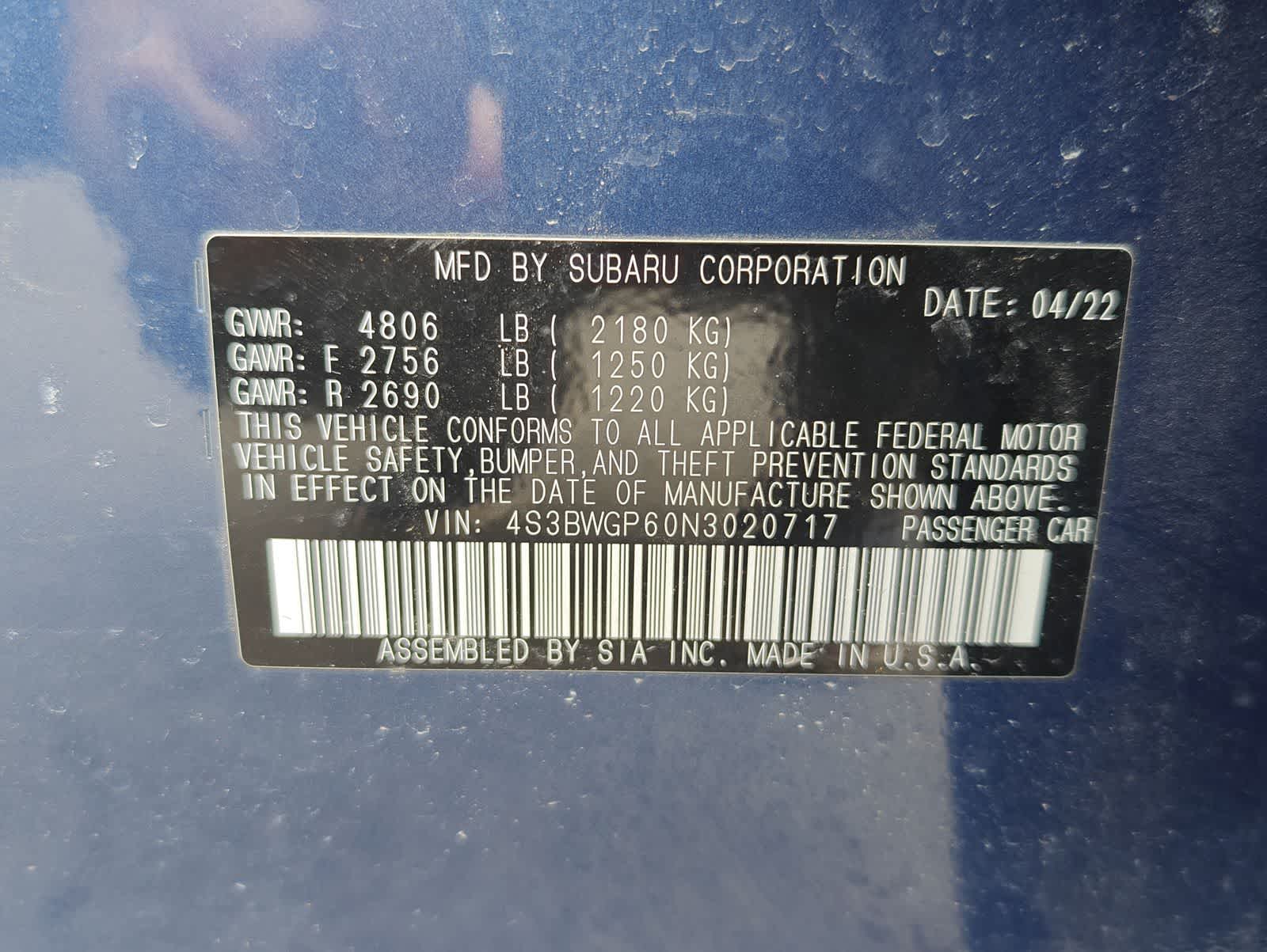 Thumbnail: 2022 Subaru Legacy - 40