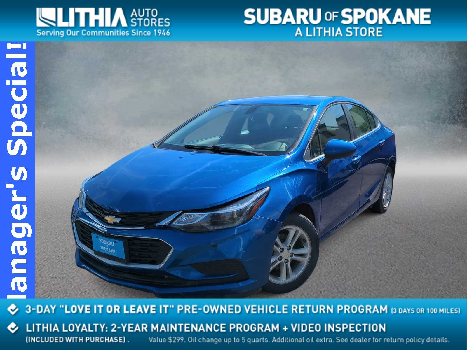 2018 Chevrolet Cruze LT -
                  Spokane, WA