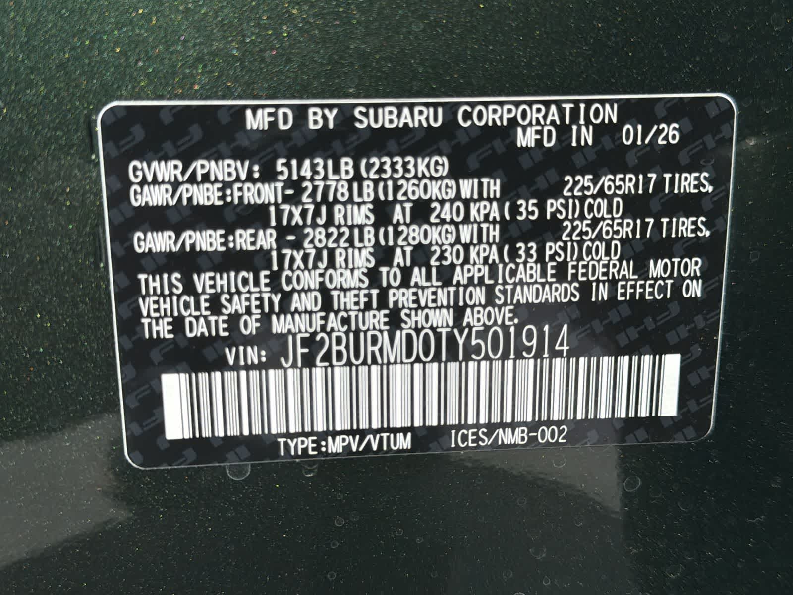 Thumbnail: 2026 Subaru Outback - 39