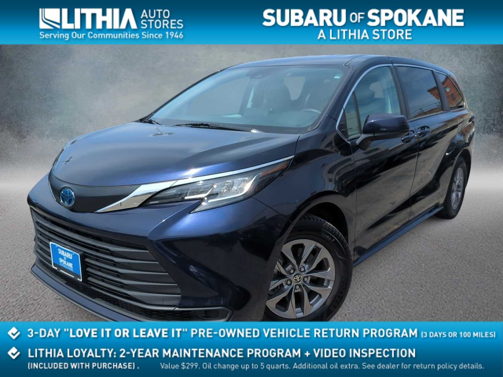 2022 Toyota Sienna LE -
                  Spokane, WA
