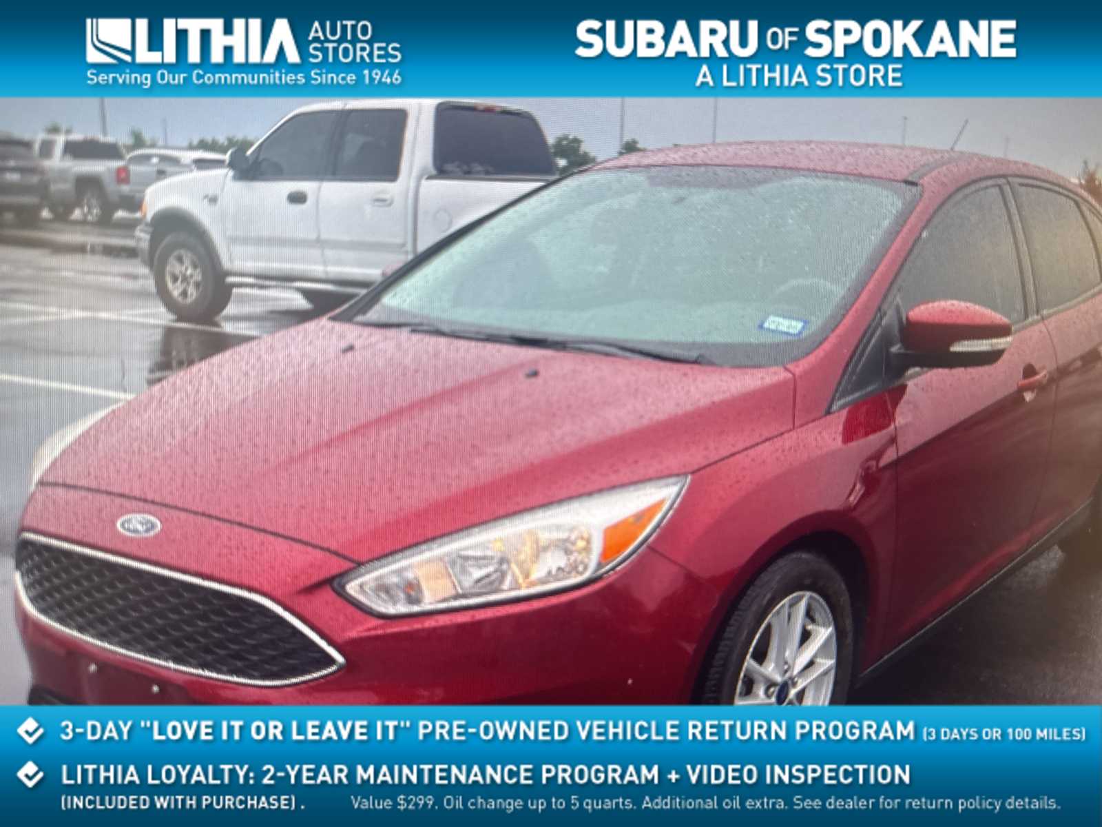 2015 Ford Focus SE Hero Image