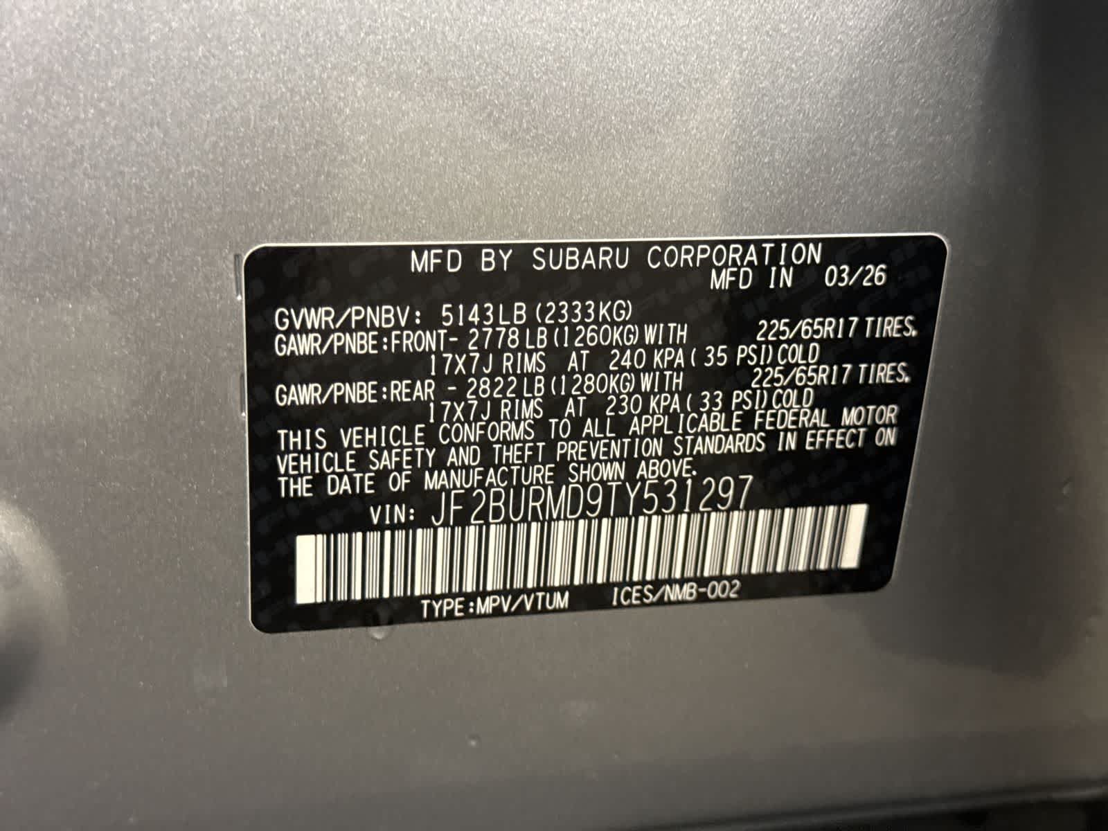 Thumbnail: 2026 Subaru Outback - 35