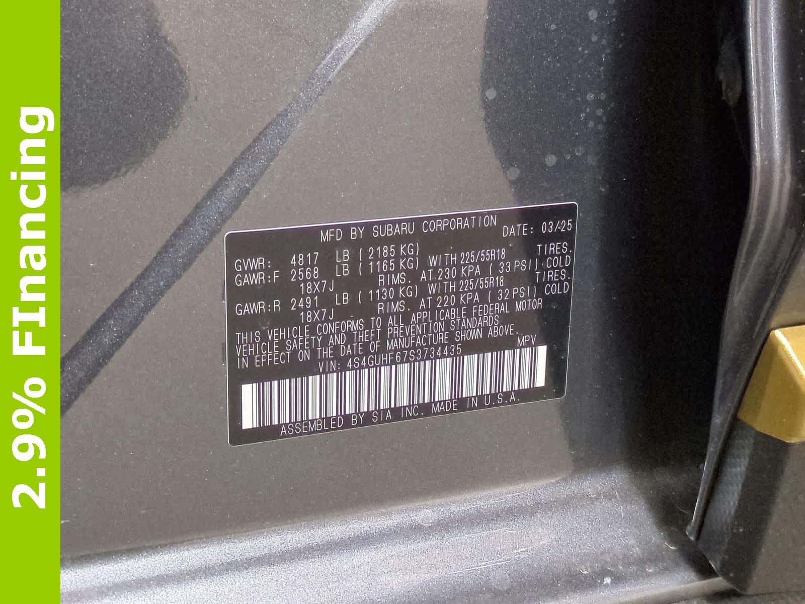 Thumbnail: 2025 Subaru Crosstrek - 36