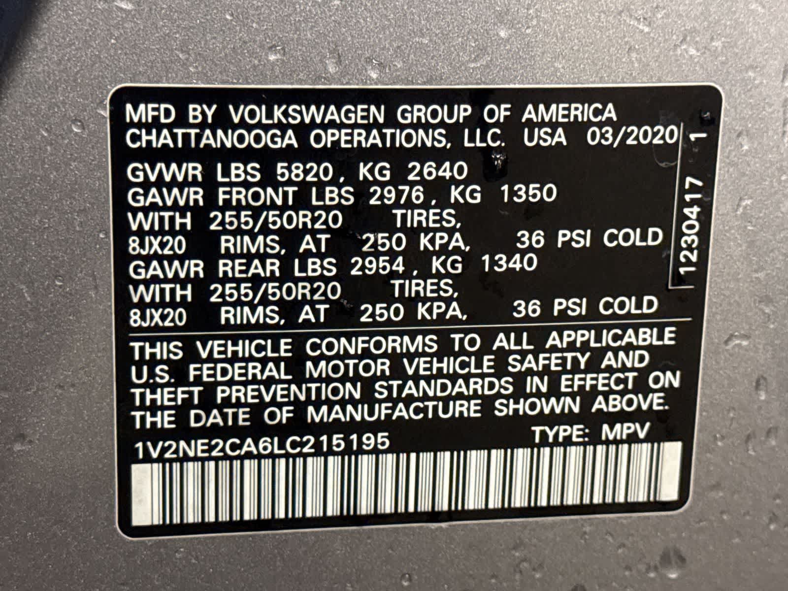 Thumbnail: 2020 Volkswagen Atlas - 34