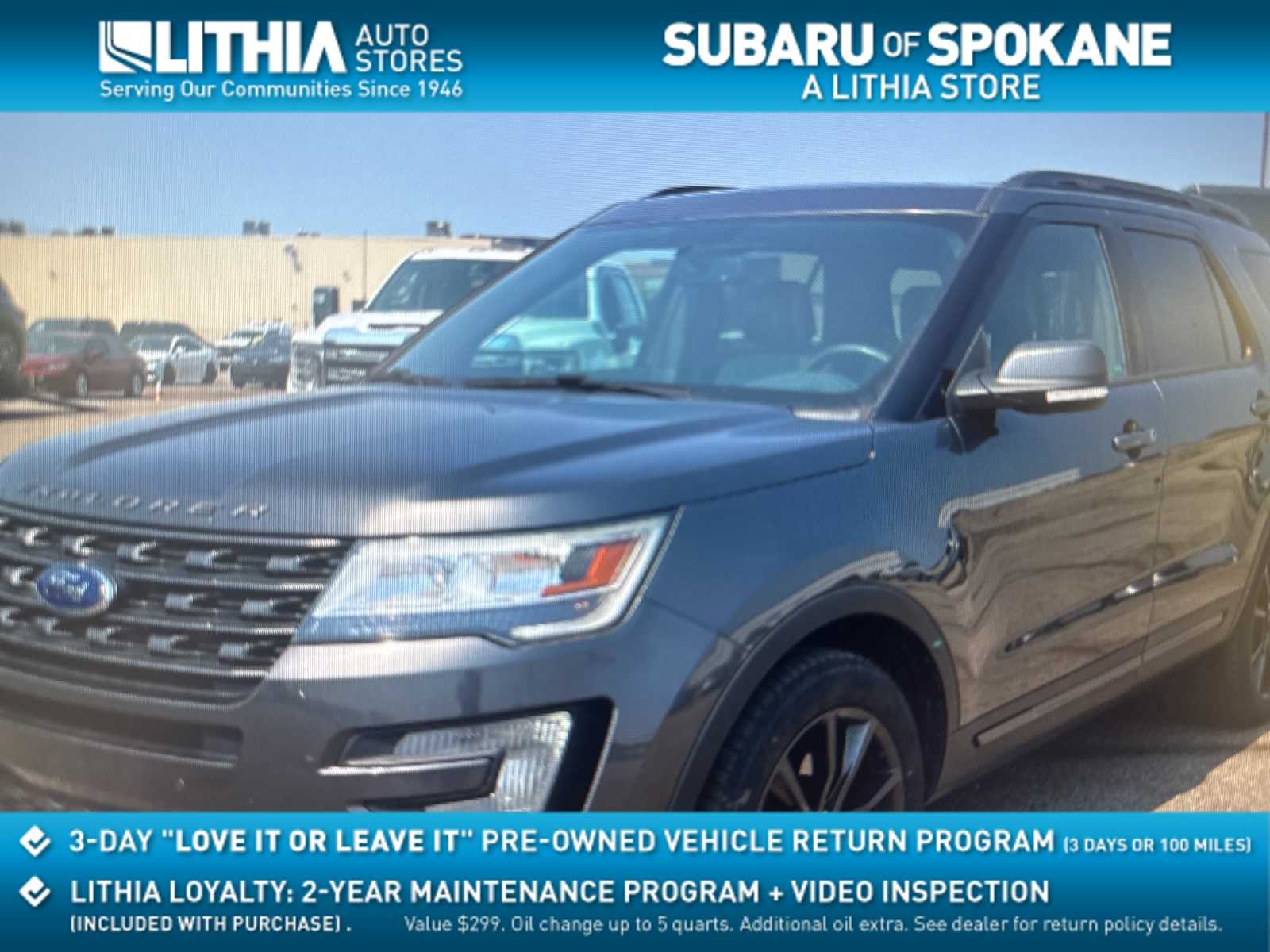 2017 Ford Explorer XLT Hero Image