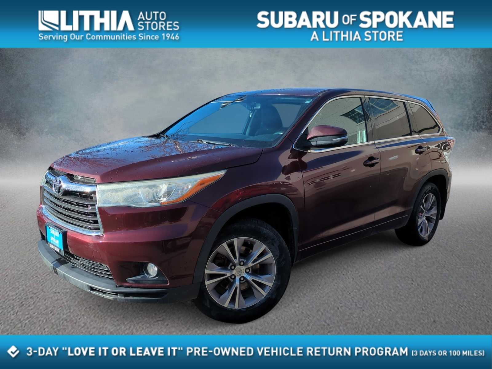 2015 Toyota Highlander Plus -
                  Spokane, WA