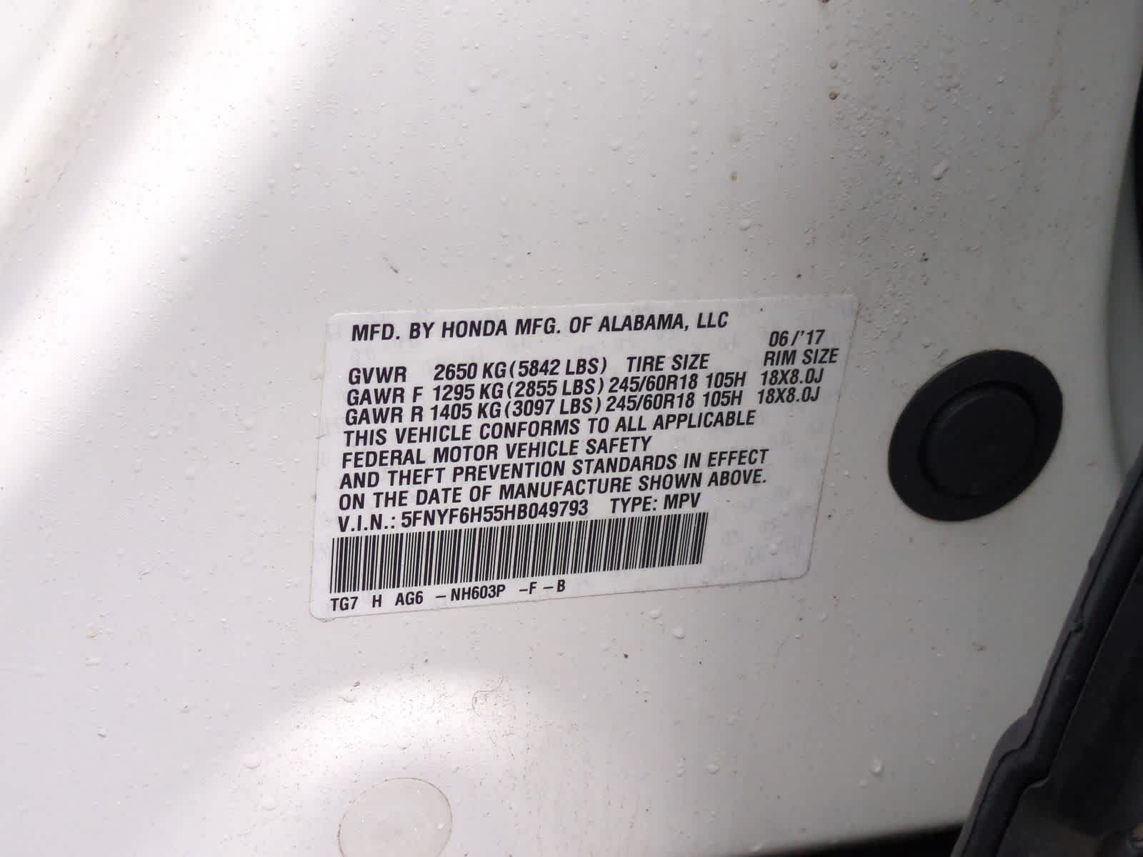 Thumbnail: 2017 Honda Pilot - 36