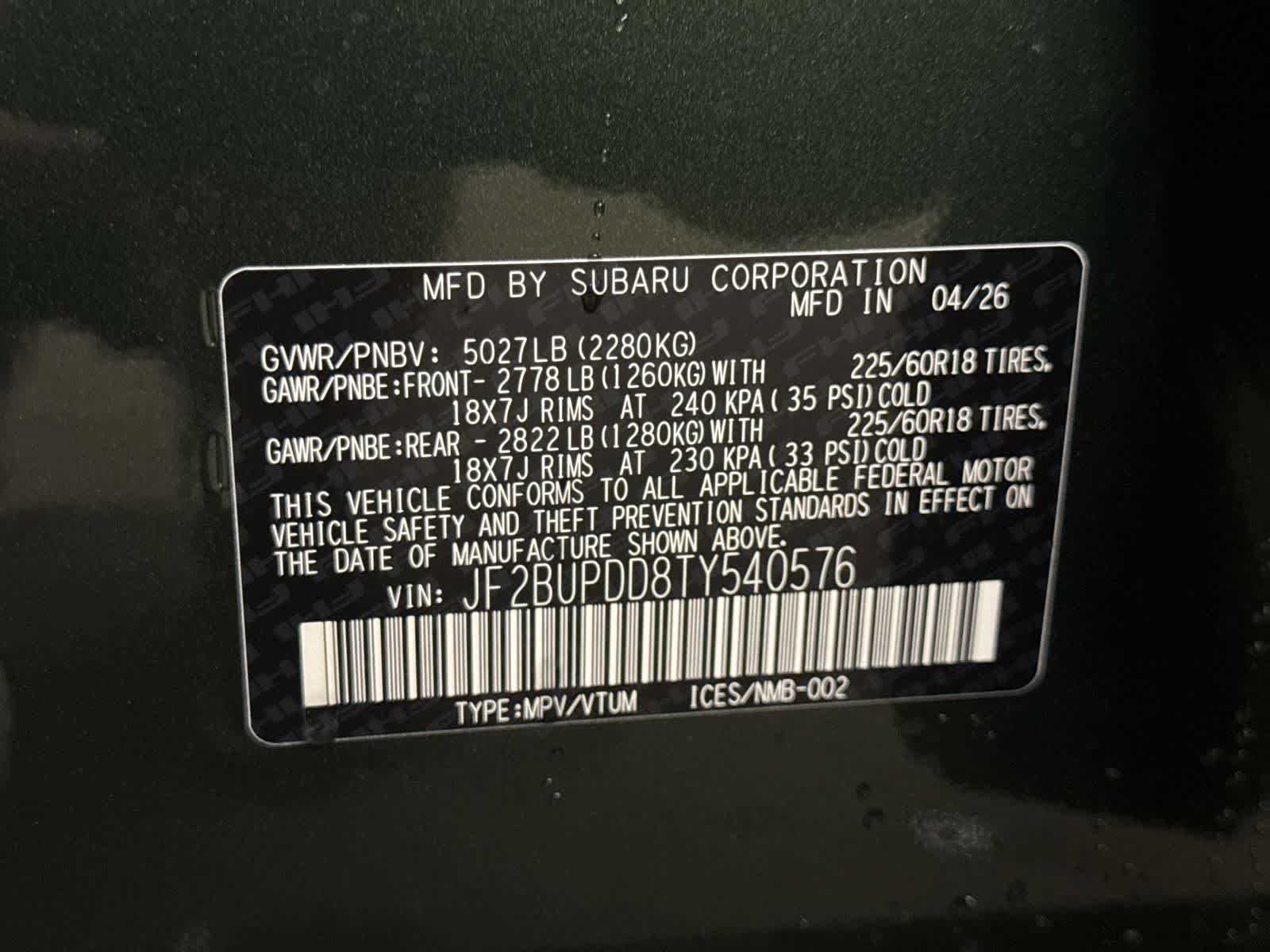 Thumbnail: 2026 Subaru Outback - 35
