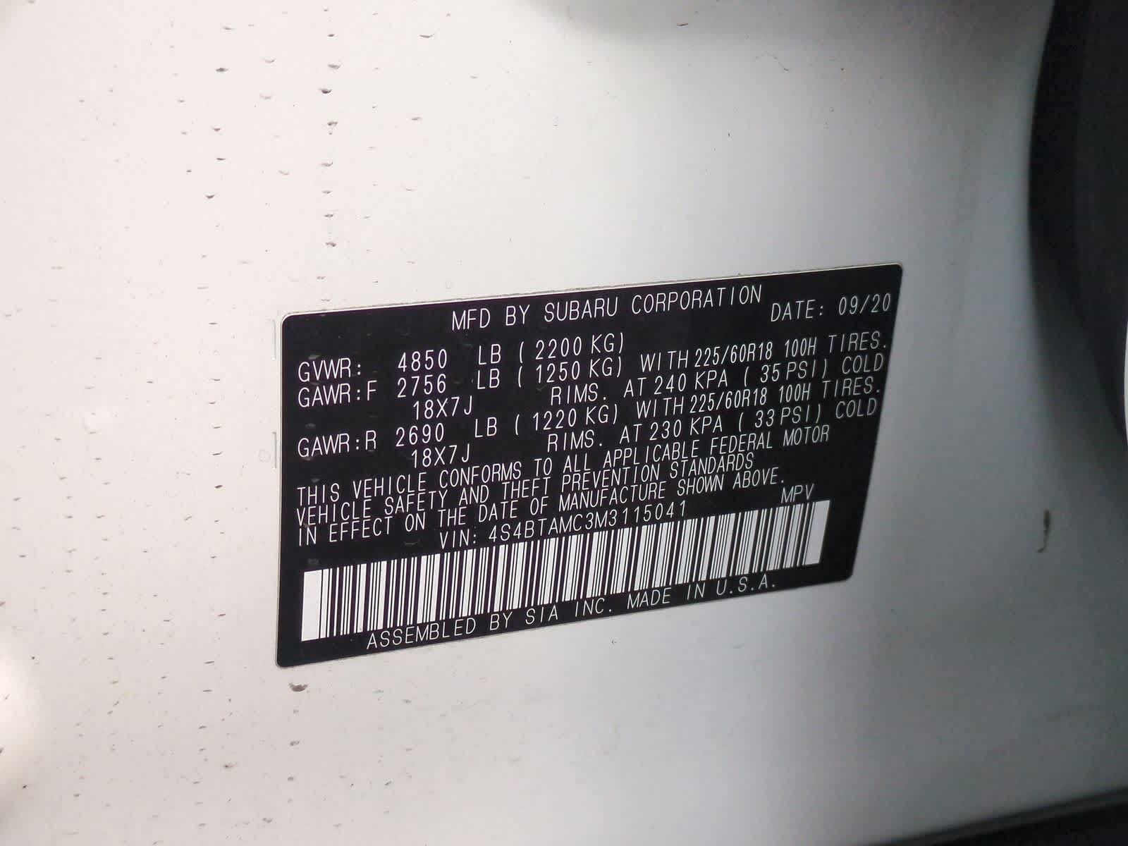 Thumbnail: 2021 Subaru Outback - 34