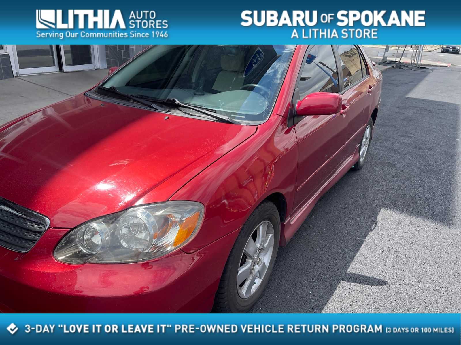 2006 Toyota Corolla S -
                  Spokane, WA