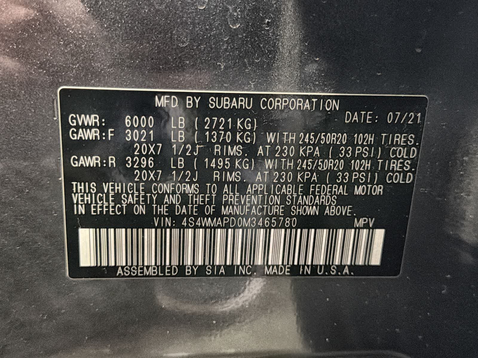 Thumbnail: 2021 Subaru Ascent - 39