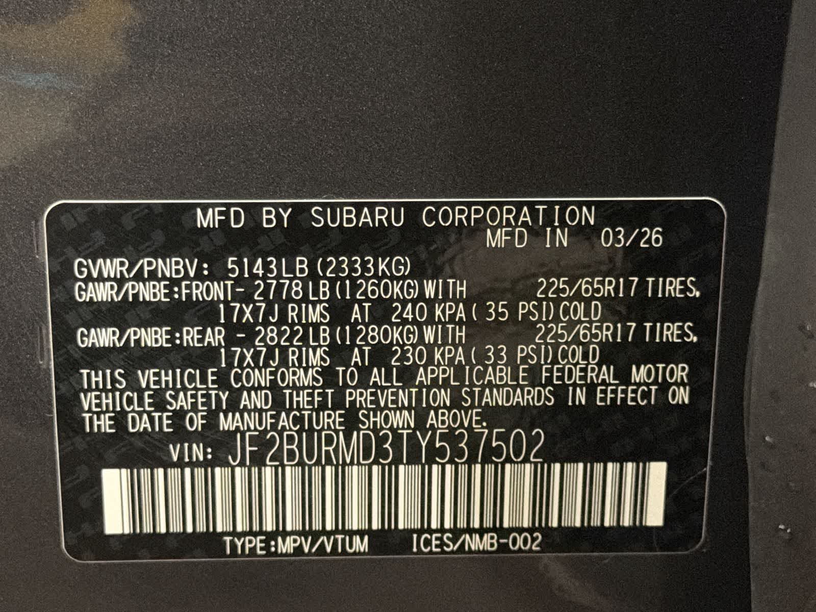 Thumbnail: 2026 Subaru Outback - 39