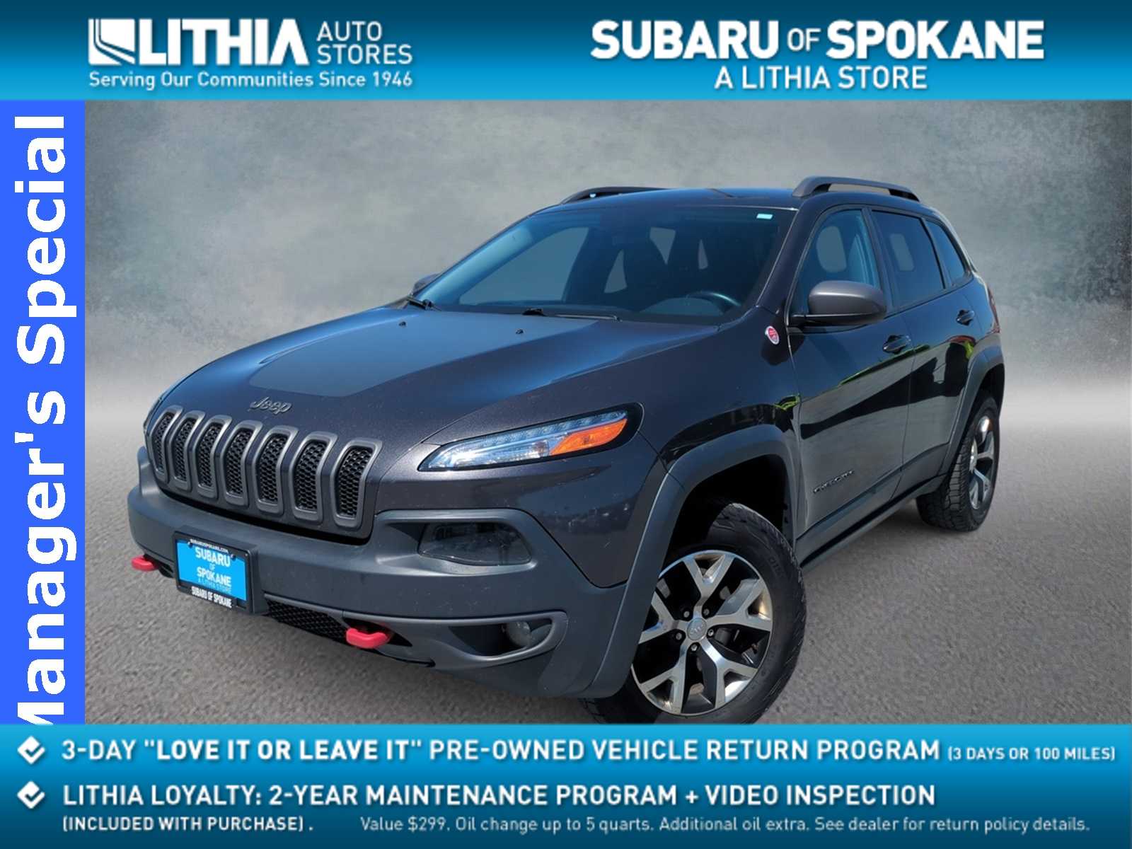 2016 Jeep Cherokee Trailhawk -
                  Spokane, WA